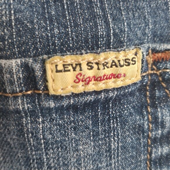 Levi Strauss Signature Lowrise Bootcut Denim Jeans Women's Size 8 - Picture 7 of 11